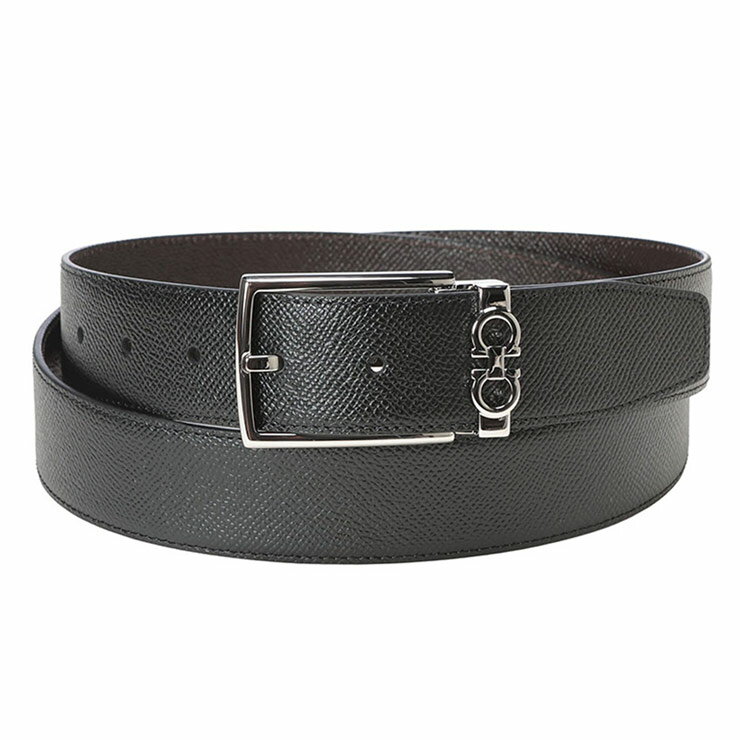 サルヴァトーレフェラガモ ベルト Salvatore Ferragamo メンズ リバーシブル ミニガンチーニ カーフ レザー FG708206 ブランド ビジネス シンプル きれいめ ギフト プレゼント