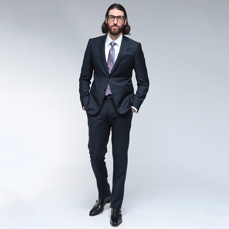 エンポリオアルマーニ スーツ セットアップ EMPORIO ARMANI メンズ ピンストライプ シングル ノータック スリム 細身 EAEM0098TE168...