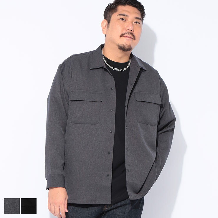 Hampton wear (ハンプトンウェア) デオドラントテープ ストレッチツイル アウターシャツ HPW25430 大きいサイズ メンズ トップス シャツ シャツブルゾン ジャケット