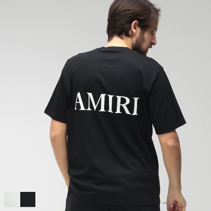 Rakuten - アミリ AMIRI メンズ Tシャツ 半袖 胸ロゴ クルーネック カットソー MA CORE LOGO AIAMJYTE1074 ブランド トップス コットン 春 秋
