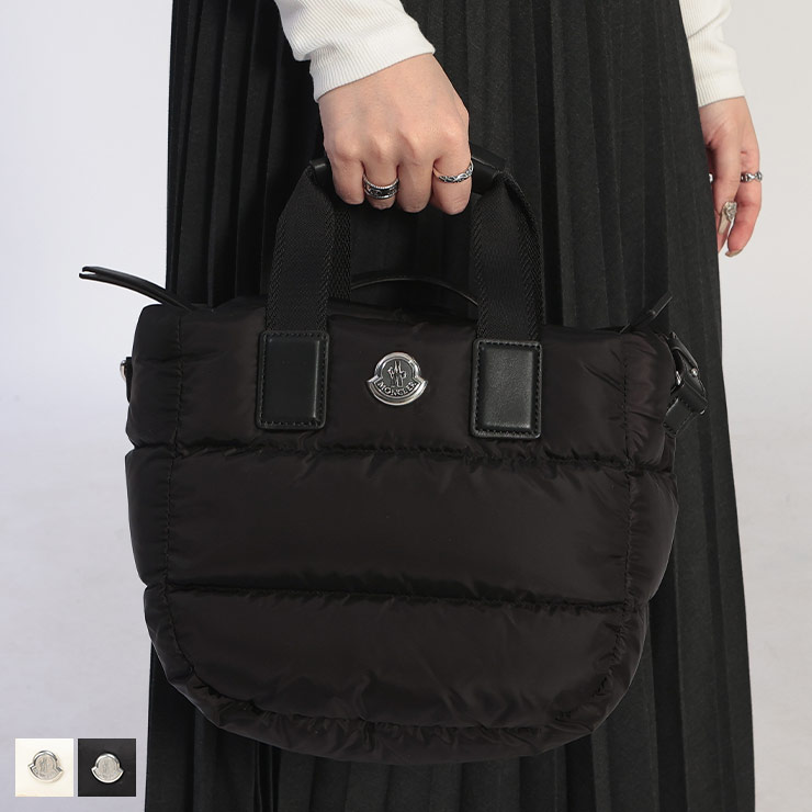Rakuten - モンクレール MONCLER レディース トートバッグ MINI CARADOC ナイロン キルティング ショルダーバッグ MCL5D00009M6275 ブランド 鞄 ミニバッグ コンパクト