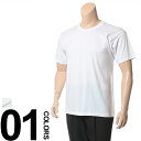 大きいサイズ メンズ B.V.D. ビーブイディー 2枚組み クルーネック 半袖 アンダーシャツ [5L 6L] 肌着 下着 インナー Tシャツ ドライ 速乾 吸水 快適 流行 メンズファッション ブランド 原宿ゼンモール