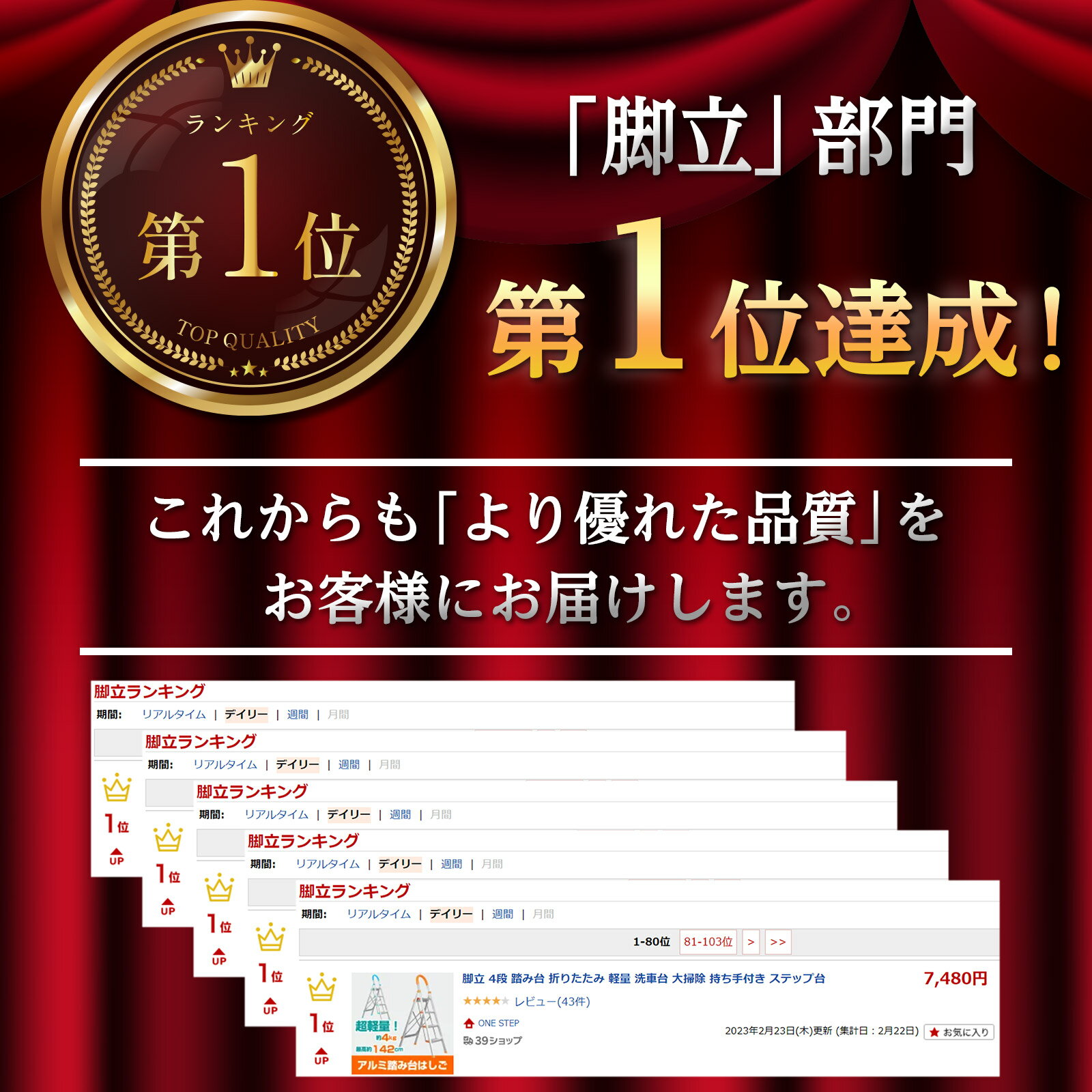 【★5/20 最大P10倍UP!】脚立 4段 踏み台 折りたたみ 軽量 折りたたみ脚立 きゃたつ 洗車台 大掃除 持ち手付き ステップ台 ステップラダー はしご 梯子 4段 ブルー オレンジ コンパクト 耐荷重150kg 2