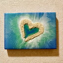 HA-JA WORLDオーシャンレジンアートパネル011 A5サイズ(210×148mm) 厚み約20mm 波アート レジン アート アートパネル 海 波 人気...