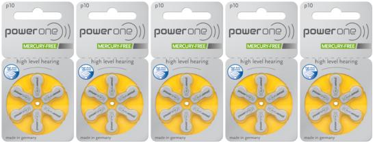 パワーワン　power one補聴器空気電池PR536(10)　5パック（30粒）