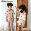 パジャマ キッズ ベビー 子供服 トップス 半袖 短パン セットアップ 春 夏 薄手 こども服 男の子 女の子 部屋着 セット ベビーパジャマ 寝巻き 子供用 ...