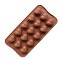 【0,5の日ポイント5倍 今月限定ポイント3倍】シリコン型 ハート 15個 チョコレート 焼き菓子 DIY ハンドメイド お菓子 おかし チョコ 焼き菓子 アイ...