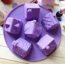 【0,5の日ポイント5倍 今月限定ポイント3倍】シリコン型 家 お菓子の家 約7.5×7.5cm 6種 DIY チョコレート 食品 ハンドメイド お菓子 おかし...