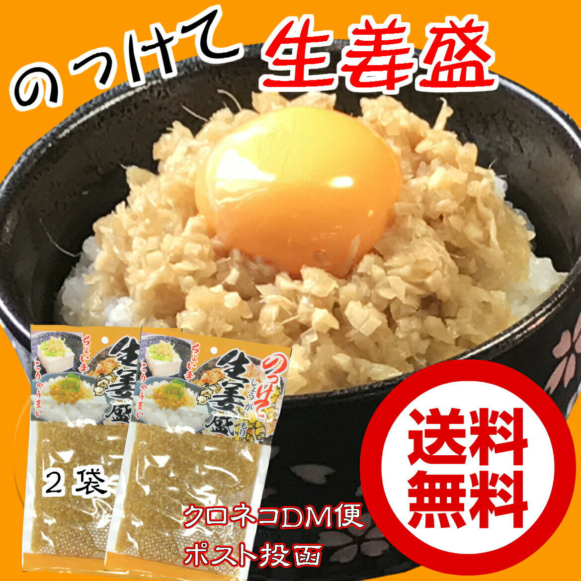 のっけて生姜盛 180g×2袋セット お試