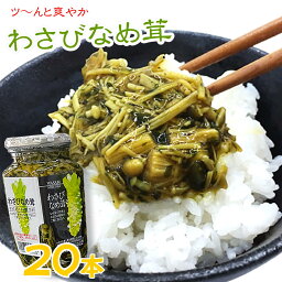 ご飯のお供 わさび なめ茸 370g×20 瓶詰 惣菜 おかず ご飯のおとも ごはんのおとも 箱買い 大人買い 山葵 おみやげ ツン辛 おにぎり 万能調味料 そば パスタ トッピング