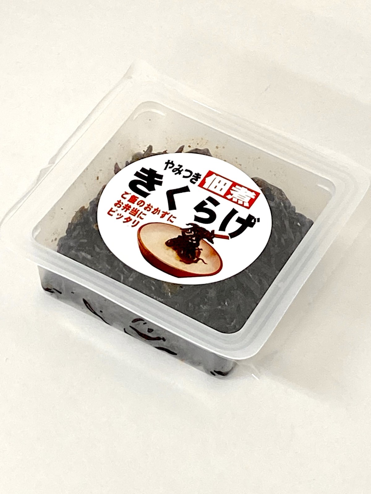 佃煮きくらげ 四角容器 130g