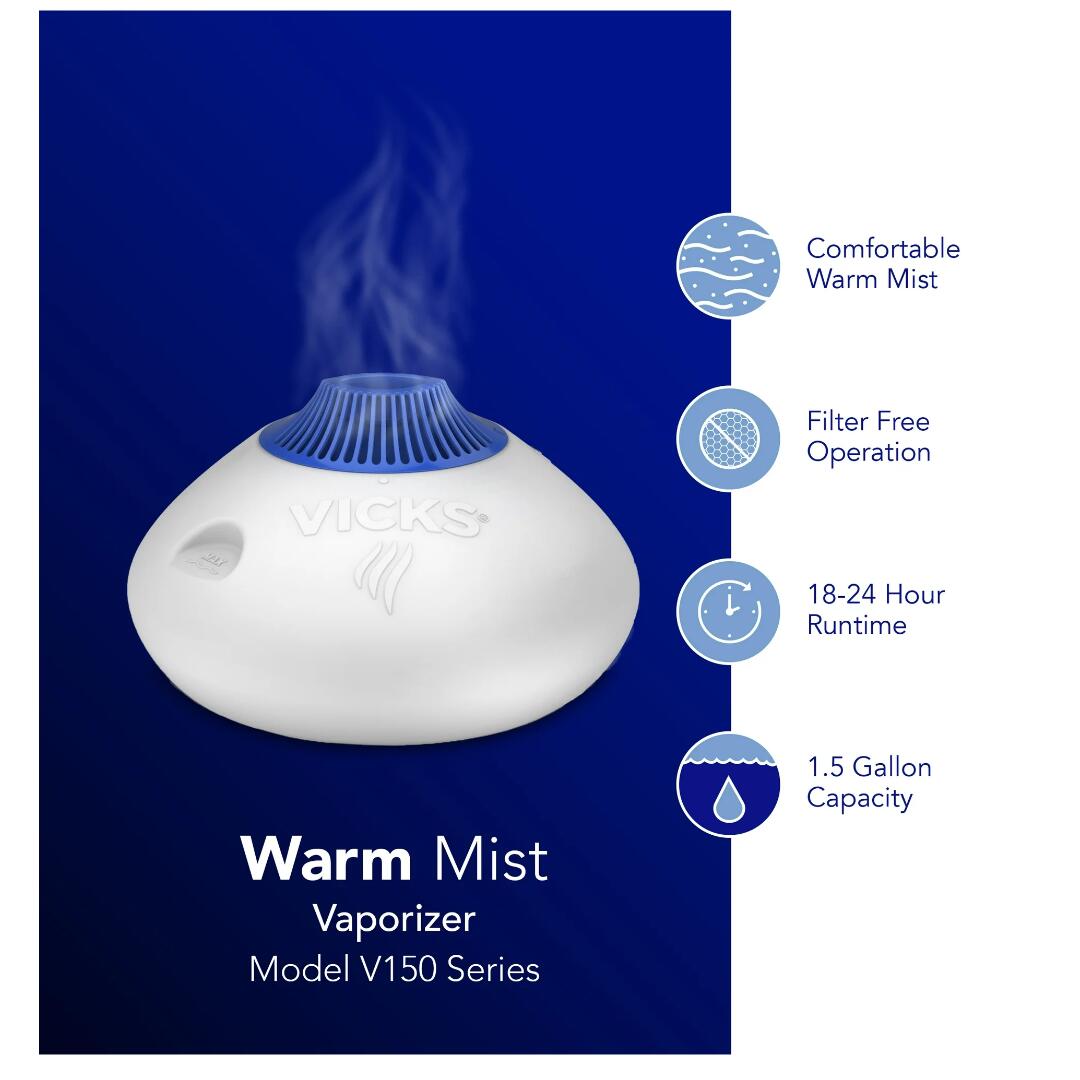 Vicks V150SGN �ۥ磻�ȥ֥롼 �������ॹ������ 1.5������ �����å��� �������༰�ü��� �ü���