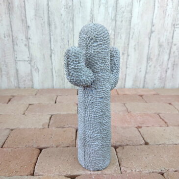 植木鉢 おしゃれ サボテンオブジェ CC039-300 W16.5cm x H30cm / ディスプレイ 置物 セメント