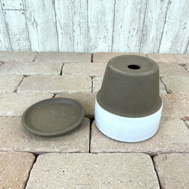 植木鉢 おしゃれ シンプルポット FR004-125 4号(12.5cm) / 陶器鉢 和モダン 3