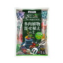 ネルソン入りで固まる！ 多肉植物寄せ植えの土 1.5リットル / 家庭菜園 ベランダガーデン 室内園芸 花ごころ