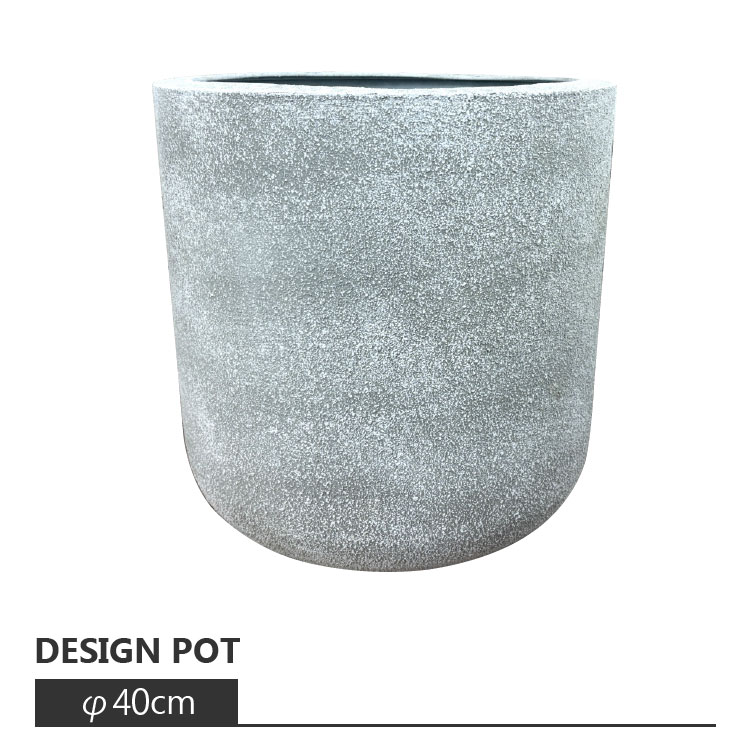 植木鉢 おしゃれ アンティークアイアンポット YS4525-400 13号(40cm) インテリア モダン ホワイト ブラック 鉢カバー