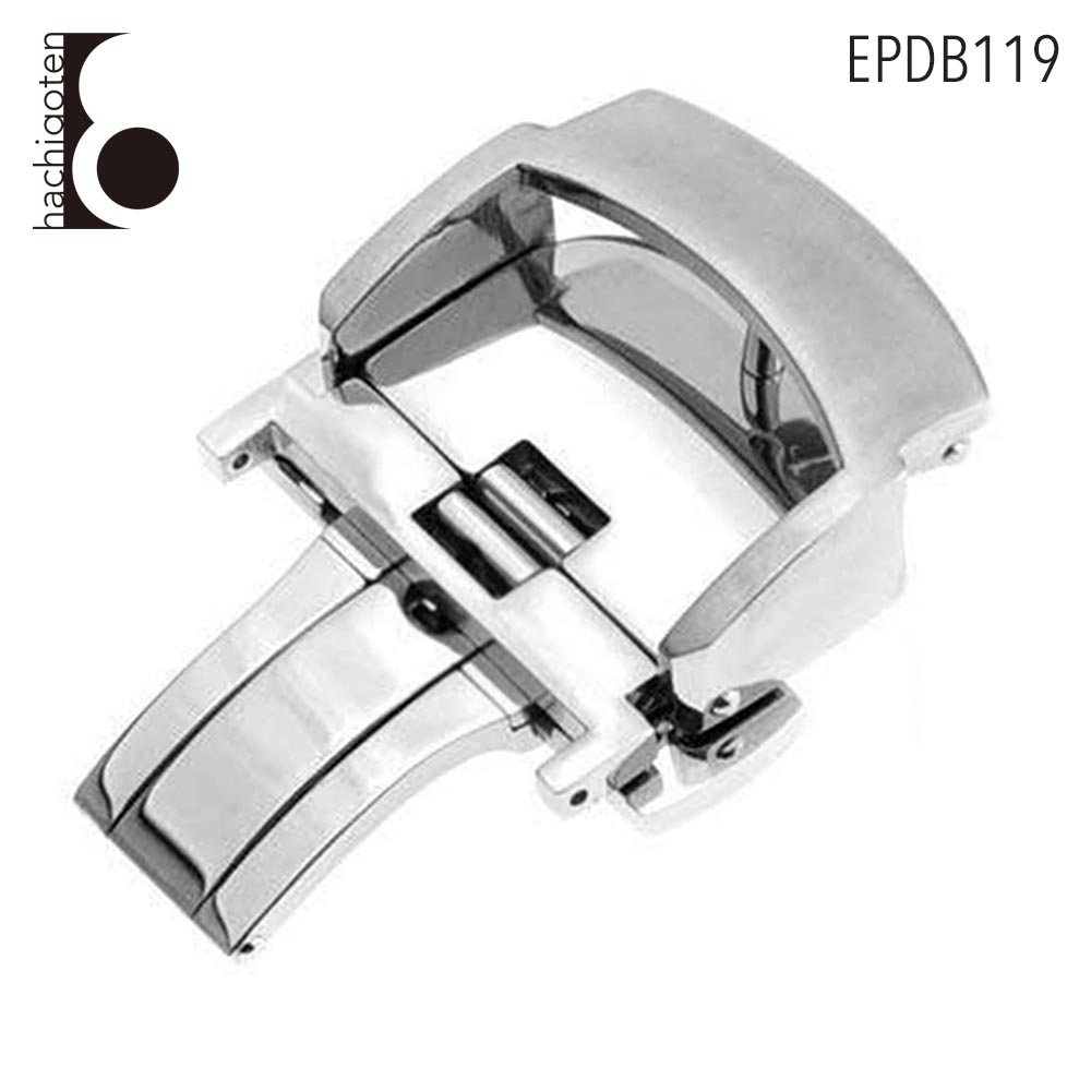 腕時計ベルト用 バックル 尾錠 金具 社外品 汎用Dバックル 取付幅20mm/22mm 適用: PANERAI パネライ (尾錠) [ Eight - EPDB119 ]