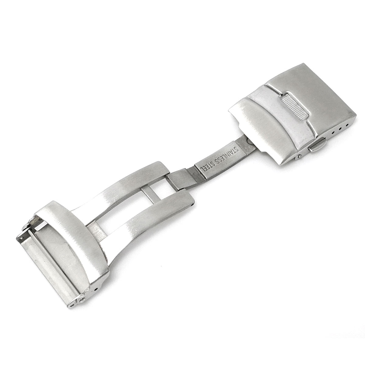 腕時計用 Dバックル 取付幅:18mm/20mm/22mm/24mm 汎用品 社外品 (尾錠) [Eight-EPDB301].