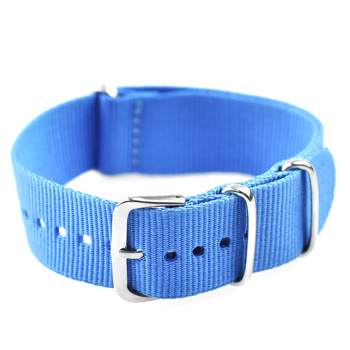 腕時計ベルト 腕時計バンド 替えストラップ 社外品 汎用ナイロンベルト 取付幅20mm (尾錠)ピンバックル付き [ Eight - enb150 ]のサムネイル