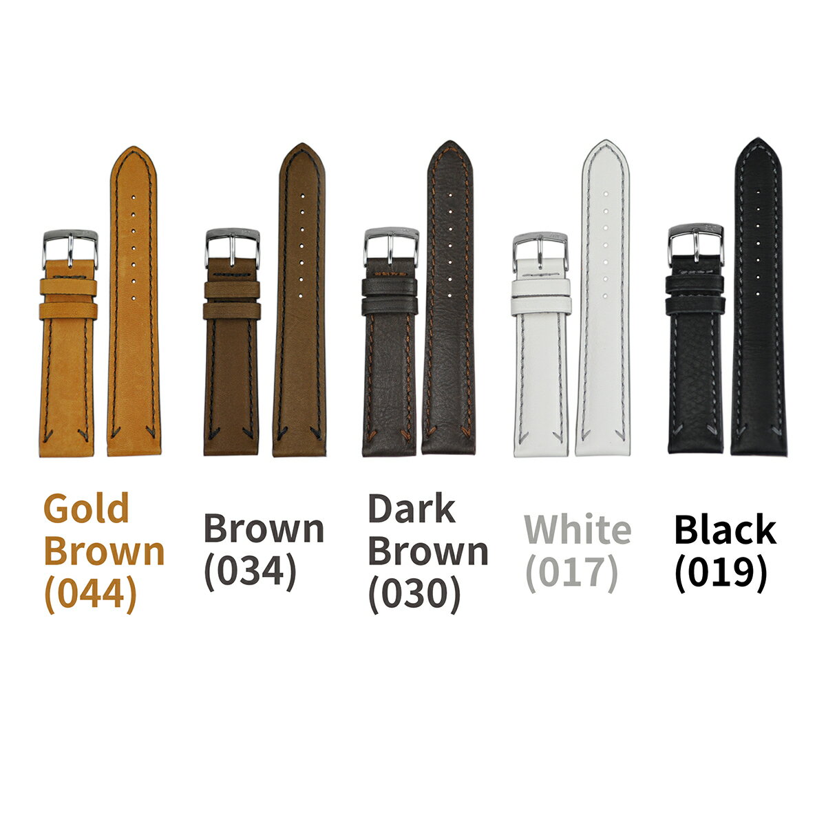 Morellato モレラート [FONTANA フォンタナ] 腕時計用 レザーベルト 取付幅:18mm/20mm/22mm (尾錠) ピンバックル付き [X4540A61].