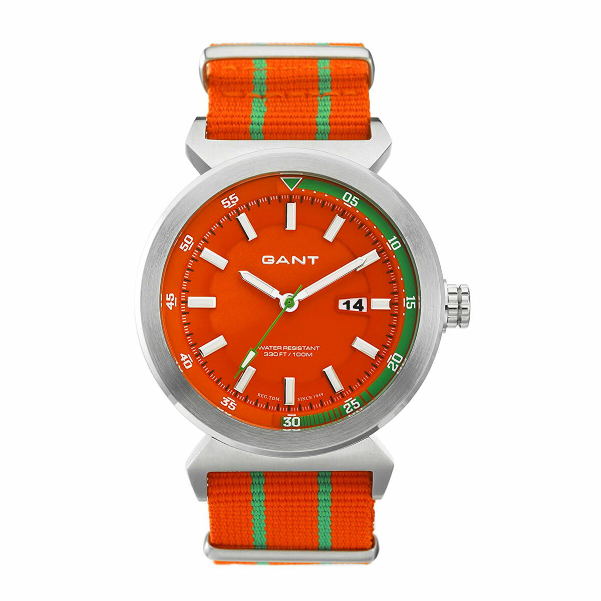 GANT ガント 電池式クォーツ 腕時計　[W70274] 並行輸入品 オレンジ（橙）