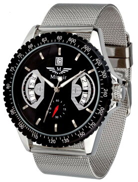 Minoir ミノアール 自動巻き 腕時計 メンズ [MI-Prenois-Sil-S] 並行輸入品 保6ヵ月 収納ケース付き