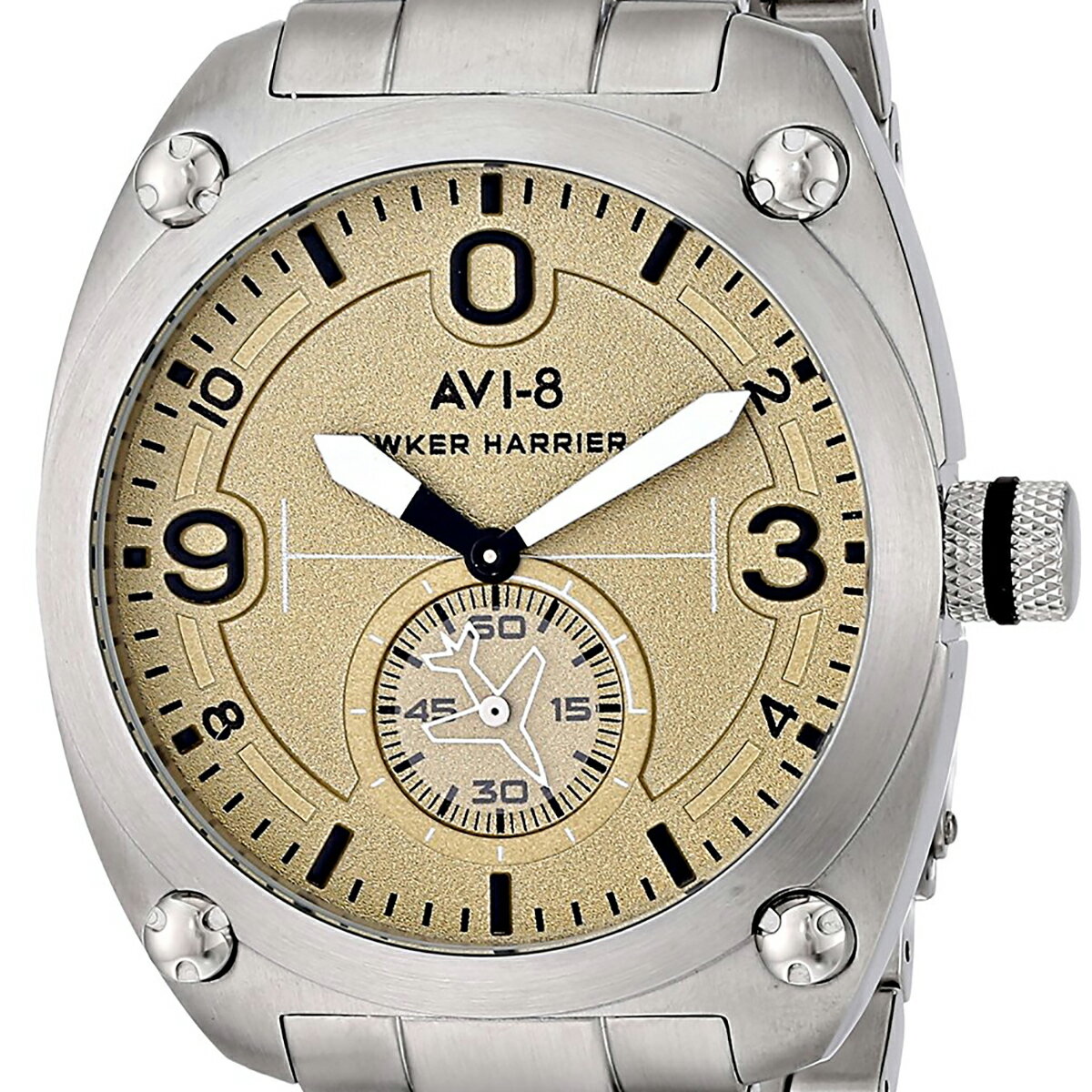 AVI-8 アヴィエイト 電池式クォーツ 腕時計 [AV-4026-12] 並行輸入品 純正ケース メーカー保証 24ヶ月 取扱説明書 日本語表記なし 