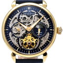 Carl von Zeyten カール フォン ツォイテン NEUKIRCH ノイキルヒ 自動巻き 腕時計 CvZ0005GBL 正規品 24時間表示 スケルトン ドイツ製