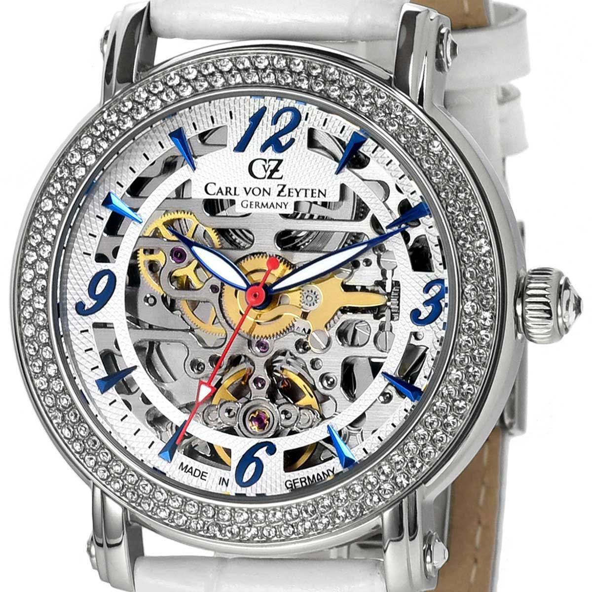 Carl von Zeyten カール・フォン・ツォイテン 自動巻き（手巻き機能あり） 腕時計　[CvZ0061WH] 正規代理店品