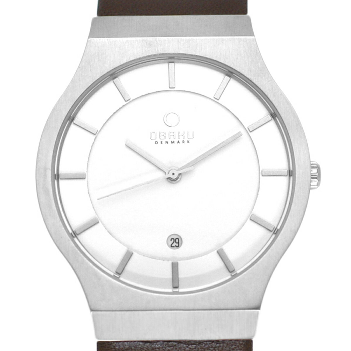 【残り1点】OBAKU オバック クォーツ 腕時計 デンマーク シンプル 薄型 ファッション [V123GCIRN] 並行輸入品 純正ケース メーカー保証