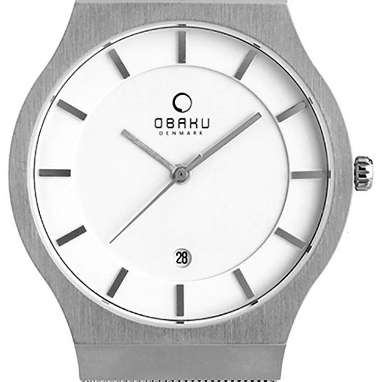 OBAKU オバック クォーツ 腕時計 デンマーク シンプル 薄型 ファッション V123GDCIMC 並行輸入品 純正ケース メーカー保証