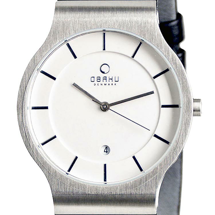 OBAKU オバック クォーツ 腕時計 デンマーク シンプル 薄型 ファッション [V133GCIRB1] 並行輸入品 純正ケース メーカー保証