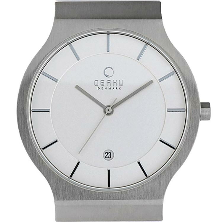 OBAKU オバック クォーツ 腕時計 デンマーク シンプル 薄型 ファッション [V133GCIRW] 並行輸入品 純正ケース メーカー保証