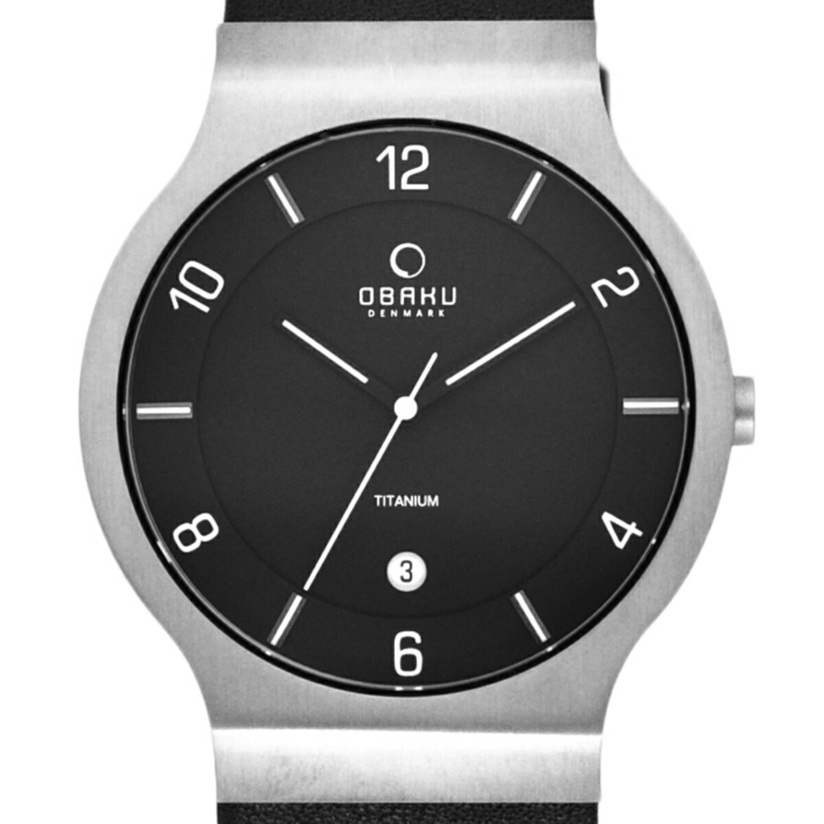 OBAKU オバック クォーツ 腕時計 デンマーク シンプル 薄型 ファッション [V133XTBRB1] 並行輸入品 純正ケース メーカー保証