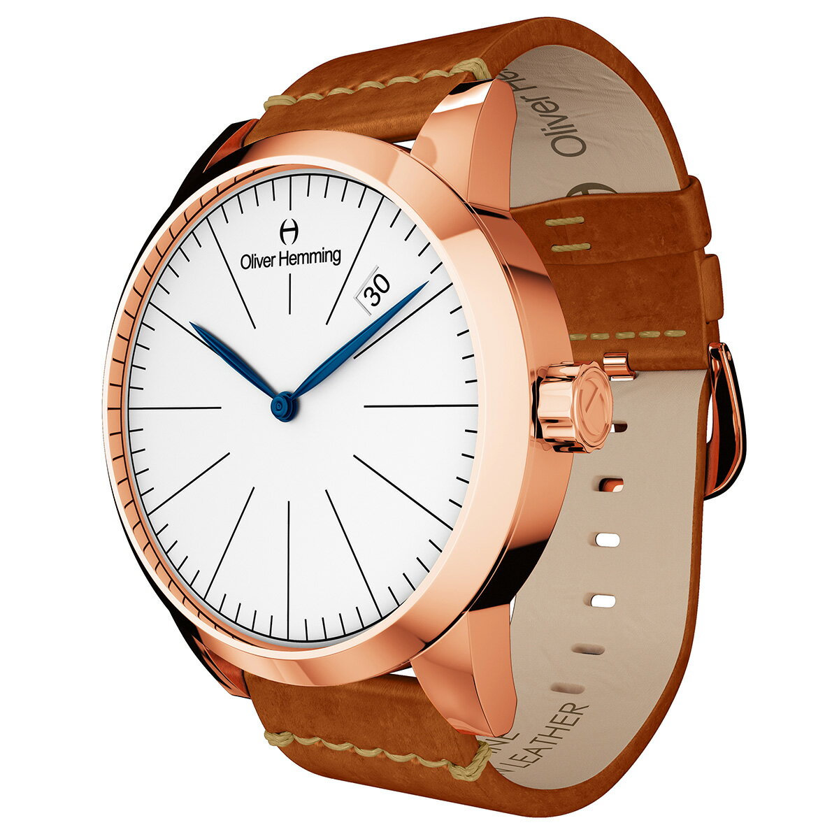 【残り1点】Oliver Hemming オリバーヘミング クォーツ 腕時計 イギリス アート デザイン [WT17R76WVT] 正規代理店品 純正ケース　メーカー保証