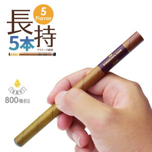 電子タバコ 使い捨て 電子たばこ ベープ ベイプ タール ニコチン0 タバコ味 たばこ味 煙草味 使い捨てタバコ 電子タバコ使い捨て 葉巻風 Somebody's VAPE DC800S Ciger 選べる5本セット ギフト プレゼント バレンタインデー