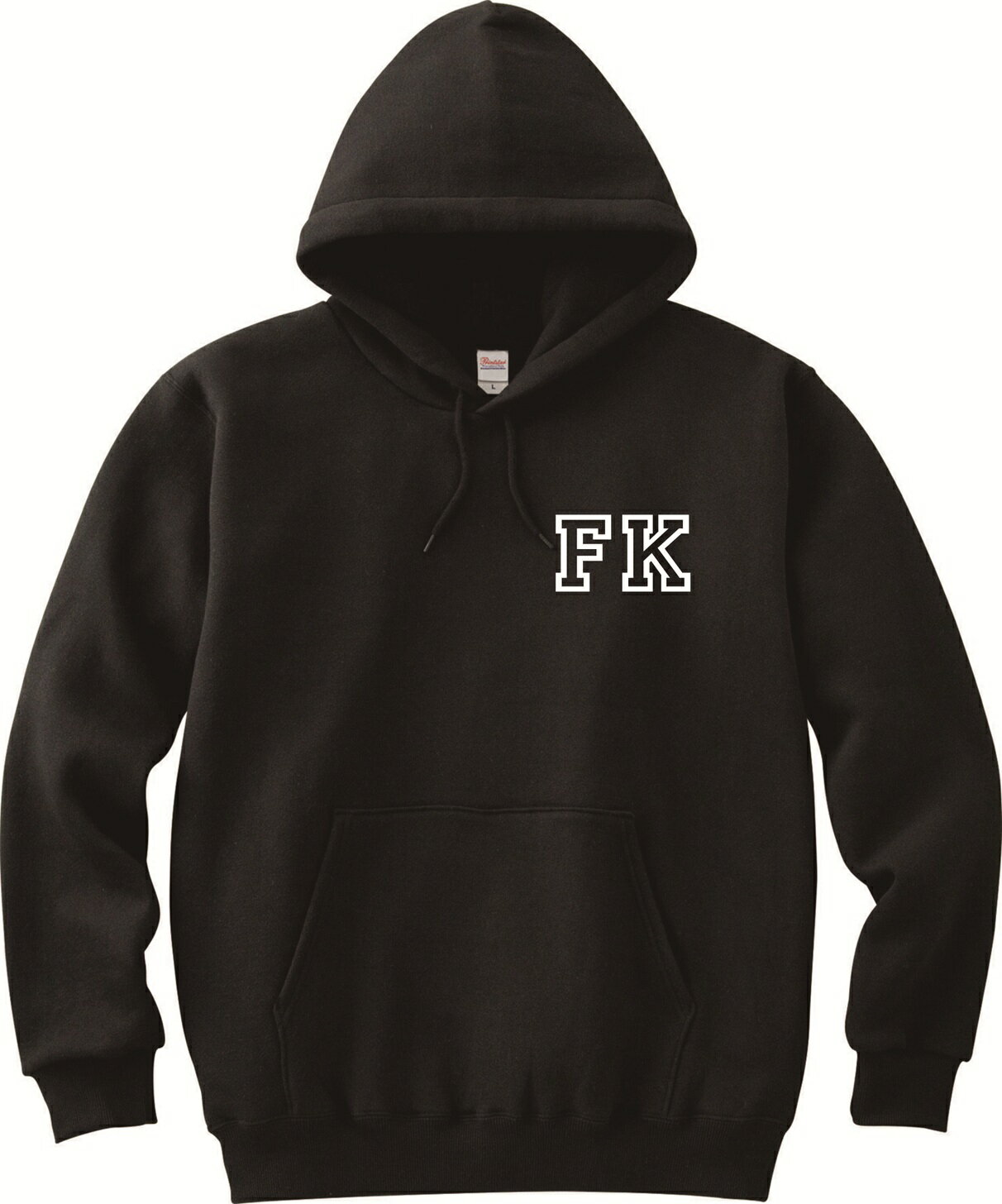 F**K フーデッドライトパーカー 8.4オンス オリジナルパーカー FUCK スラング 伏字 大人ストリート系 モノトーン FK クセ強 TKTKonzern