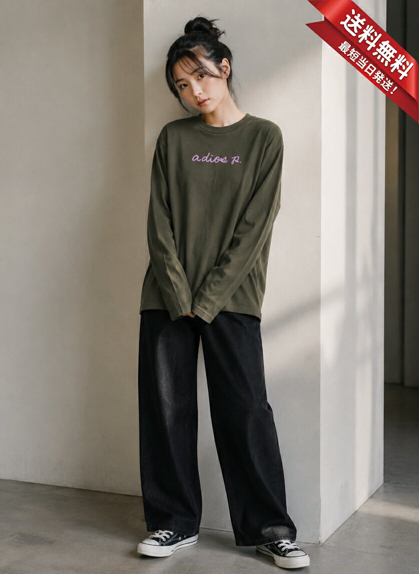 adiosp.ロングTシャツ5.6...