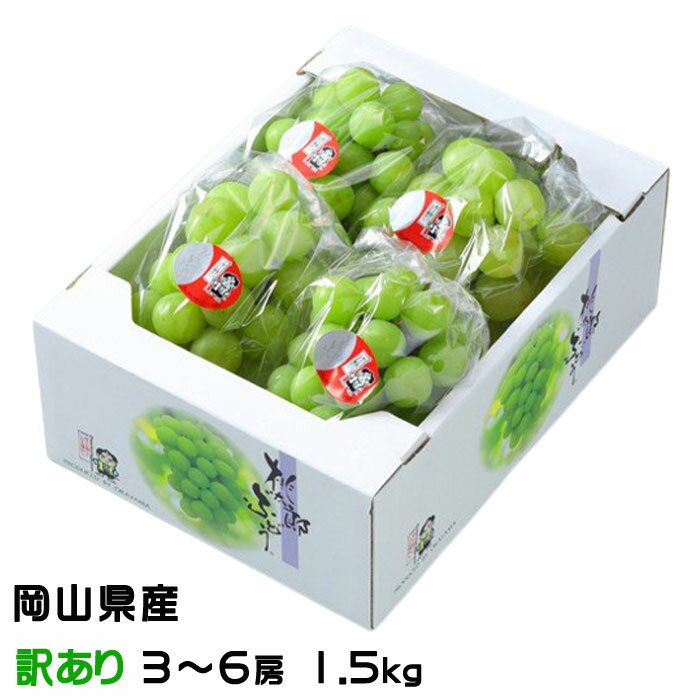 お中元 ぶどう 桃太郎ぶどう 風のいたずら ちょっと訳あり 3〜6房 1.5kg 岡山県産 香川県産 葡萄 ブドウ