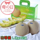 遅れてごめんね 母の日 2025 クラウンメロン 山等級 1.2kg×2玉 静岡県産 めろん ギフト プレゼント