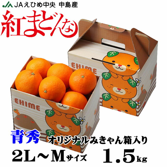 お歳暮 みかん 紅まどんな 青秀 2L～Mサイズ 1.5kg 6玉～10玉 愛媛県産 JAえひめ中央 中島選果場 ミカン 蜜柑 ギフト お取り寄せ