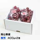ぶどう マスカットビオレ 青秀 400g×2房 岡山県産 葡萄 ぶどう ギフト お取り寄せ