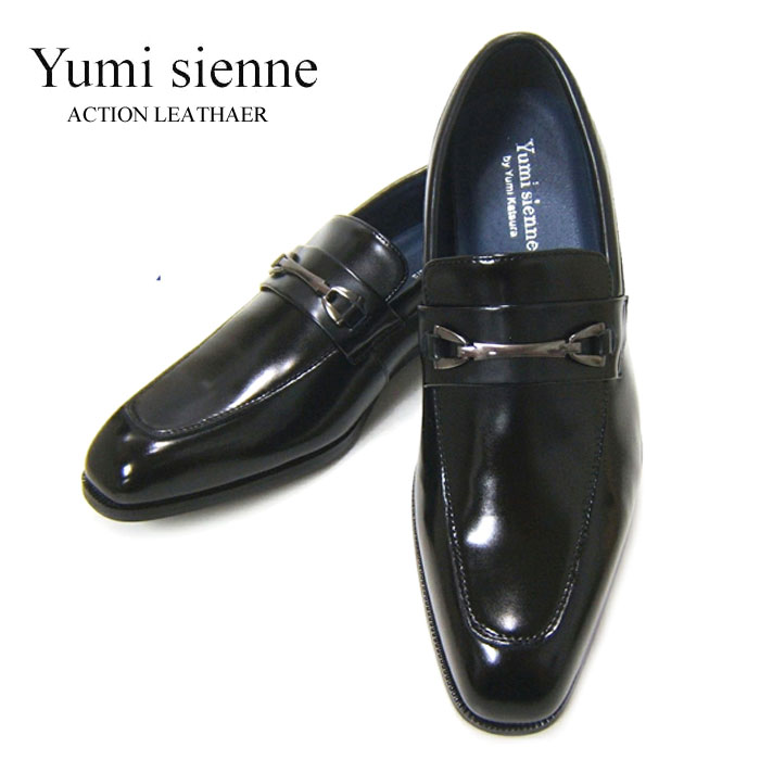 紳士靴 ビジネスシューズ ユミジェンヌ Yumi Sienne 7418 ビットローファー スリッポン YS-7418 靴 桂由美