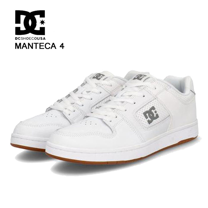 DCシューズ マンテカ4 DC MANTECA 4 ホワイト DM005008HBW メンズ シューズ ローカット ダンス ボーダー スニーカー 靴