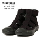 コンバース オールスター ライト グラディエーター HI ブラック CONVERSE ALL STAR LIGHT GLADIATOR H 31304180 ブーティーサンダル