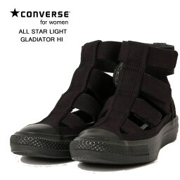 コンバース オールスター ライト グラディエーター HI ブラック 23.0cm CONVERSE ALL STAR LIGHT GLADIATOR H 31304180 ブーティーサンダル