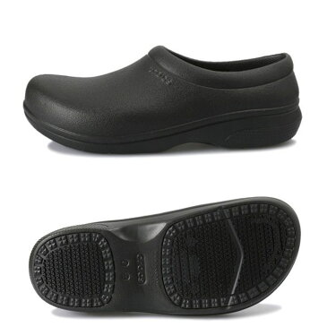 クロックス オンザクロックワークスリッポン crocs on the clock work slip-on 205073-001 ブラック サンダル 正規代理店 誕生日 ギフト プレゼント