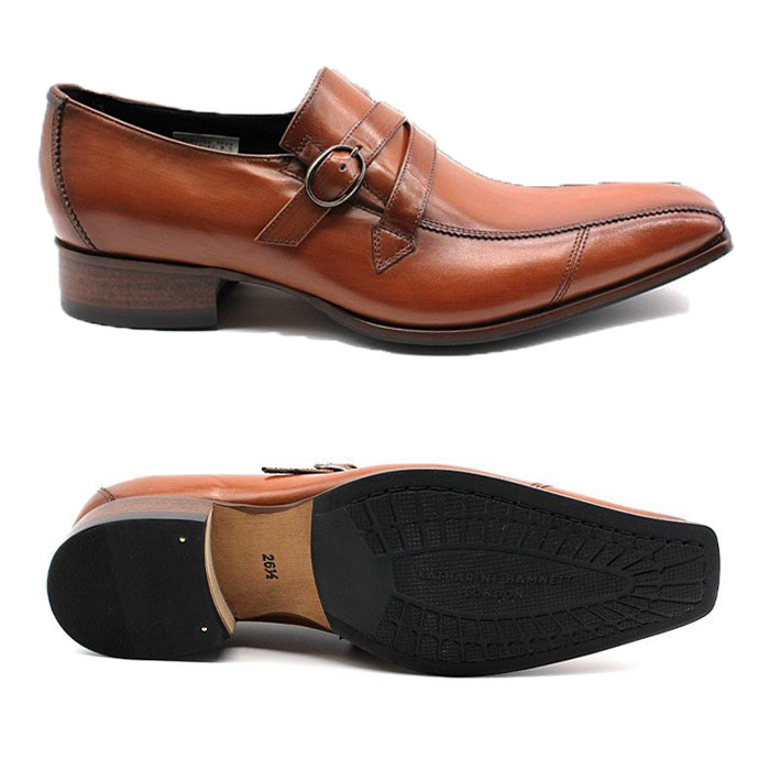 送料無料 大人気ビジネスシューズ スーツに合う コスパ抜群 通勤 冠婚葬祭 彼氏 お父さん プレゼント 30 40 50代 父の日 就職祝 成人式 ギフト キャサリンハムネット メンズ 靴 ビジネスシューズ 革靴 紳士靴 本革 サイドストラップ スリッポン レザーシューズ