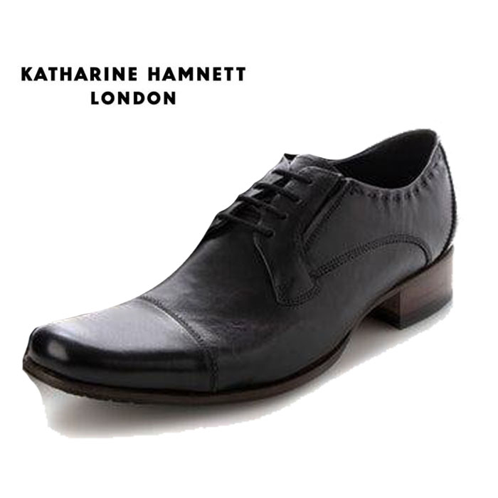 送料無料 大人気ビジネスシューズ スーツに合う コスパ抜群 通勤 彼氏 お父さん プレゼント 30 40 50代 父の日 就職祝 成人式 ギフト キャサリンハムネット メンズ 靴 ビジネスシューズ 革靴 紳士靴 本革 ブランド ストレートチップ レザーシューズ Katharine Hamnett