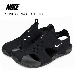 ナイキ NIKE キッズ ベビー マタニティー サンダル シューズ サンレイ プロテクト2 TD ブラック SUNRAY PROTECT2 TD ベビー 子供 943827ー001